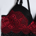 Sexy Underwear 5-piece Tassel Waist Lace Splicing With Glove – product view 7