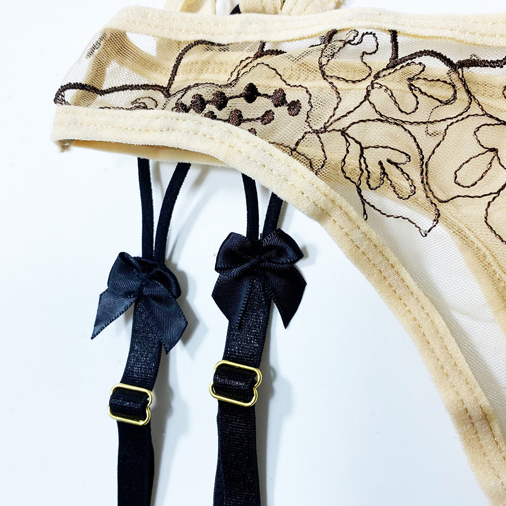 Rose Embroidery Sex Lingerie – product view 9