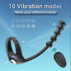 3 in 1 Penis Ring 10 Vibration Frequency Remote Control – product view 2