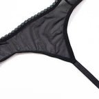 Transparent Mesh Ultra-Thin Women's Garter Belt – product view 12