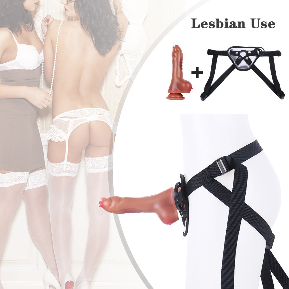 7.68 Inch Dildo Soft Manual Dildo With Double Breasts – product view 6