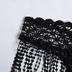 Sexy Underwear 5-piece Tassel Waist Lace Splicing With Glove – product view 11