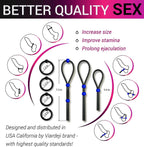 Lock Sperm Rope Time-Delay Penis Ring Silicone Lock Ring – product view 2