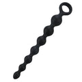 Heart-Shaped Silicone Beaded Anal Plug – product view 2