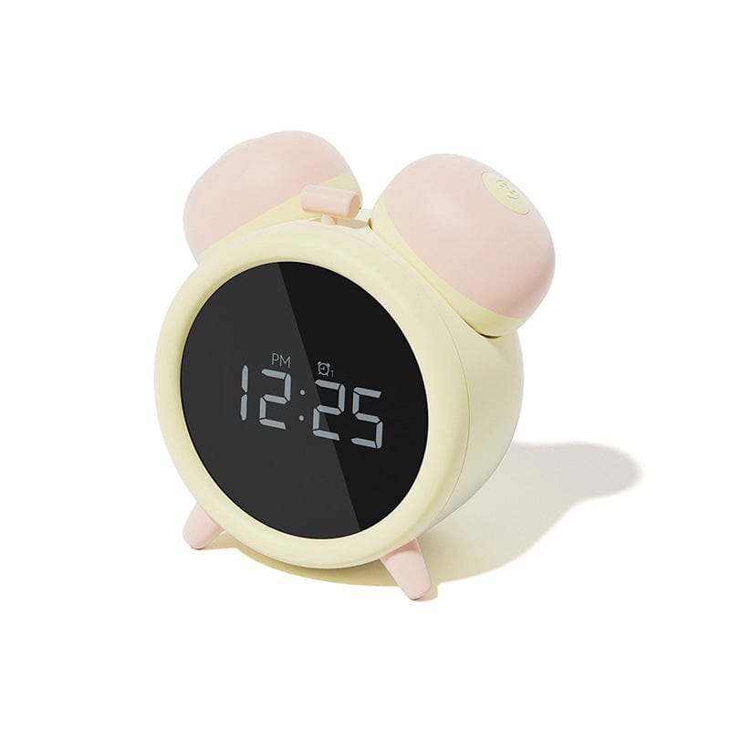 App-controlled sucking vibrator in yellow alarm clock design