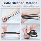 Silicone Scissors Lock Sperm Ring Double Penis Ring – product view 4