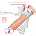 5.71 in Waterproof 7 Frequency Retractable Swing Dildo