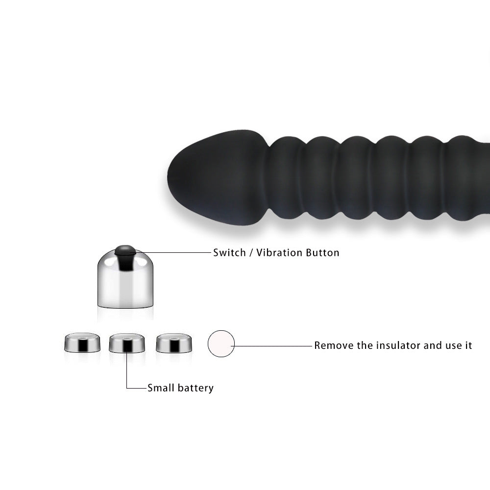 10-frequency Thread Vibrating Anal Plug Masturbator – product view 4