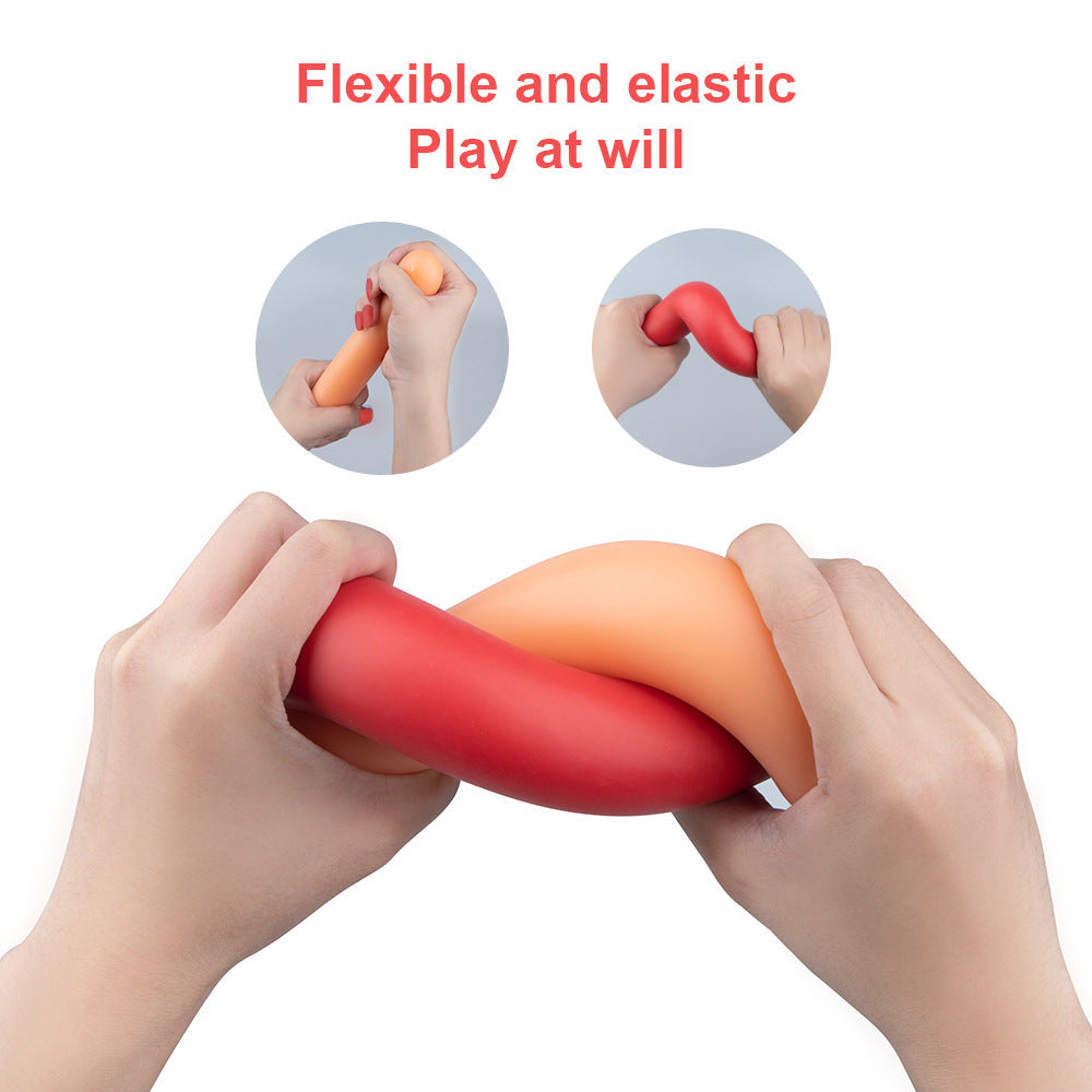 Hot Dog Double-Ended Dildo | Girl Dildo Sex Toy 7 Inch – product view 3