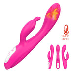 Rabbit Vibrating Dildos Female Heated Automatic Masturbator – product view 10
