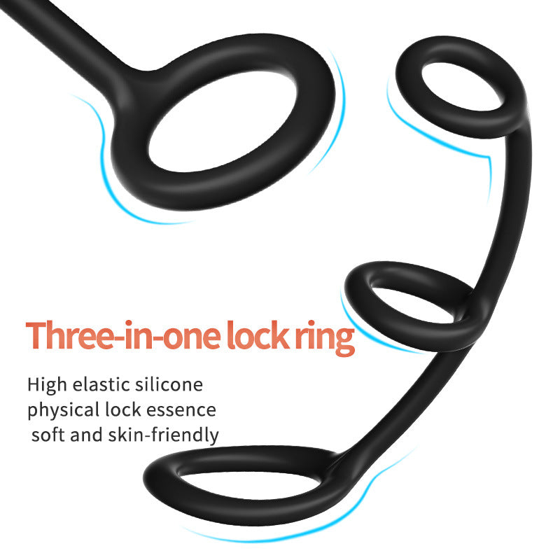 3 in 1 Cock Ring Erection Enhancing Stamina Prolonging – product view 3