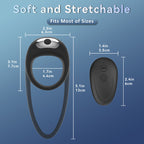 Bunny Rabbit Shaped Rechargeable Vibrating Cock Ring – product view 7