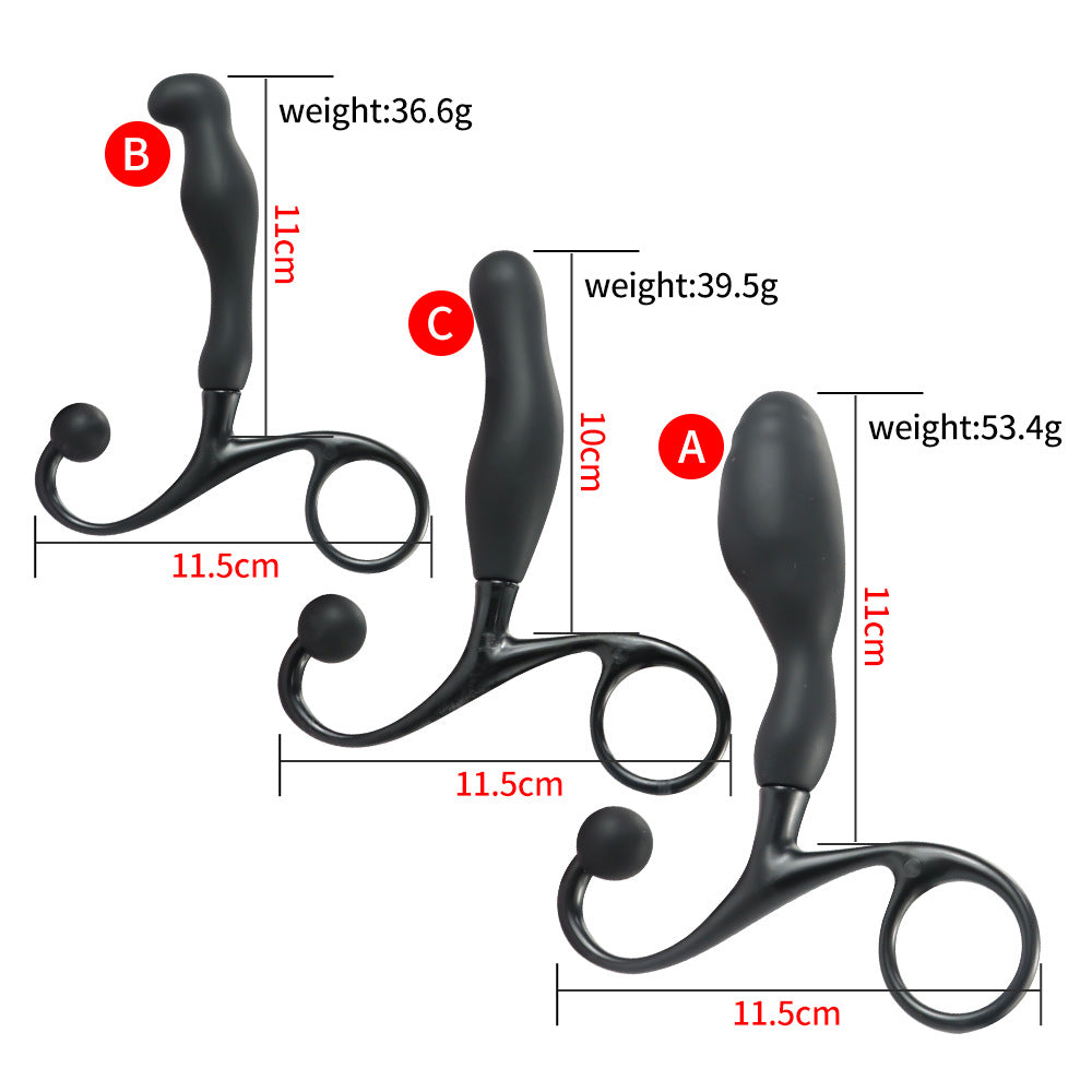 Samurai Prostate Massager Silicone Anal Plug – product view 6