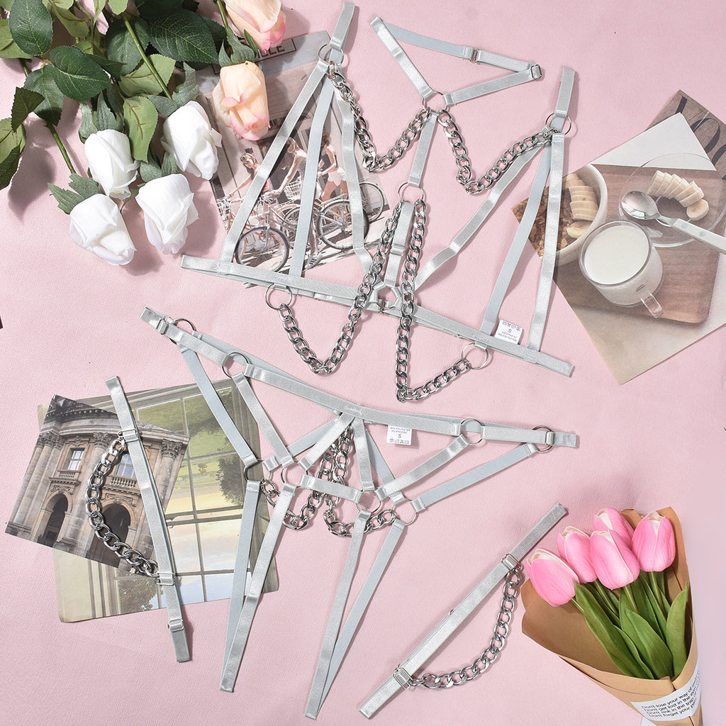 Metal Chain Sex Lingerie Set – product view 11