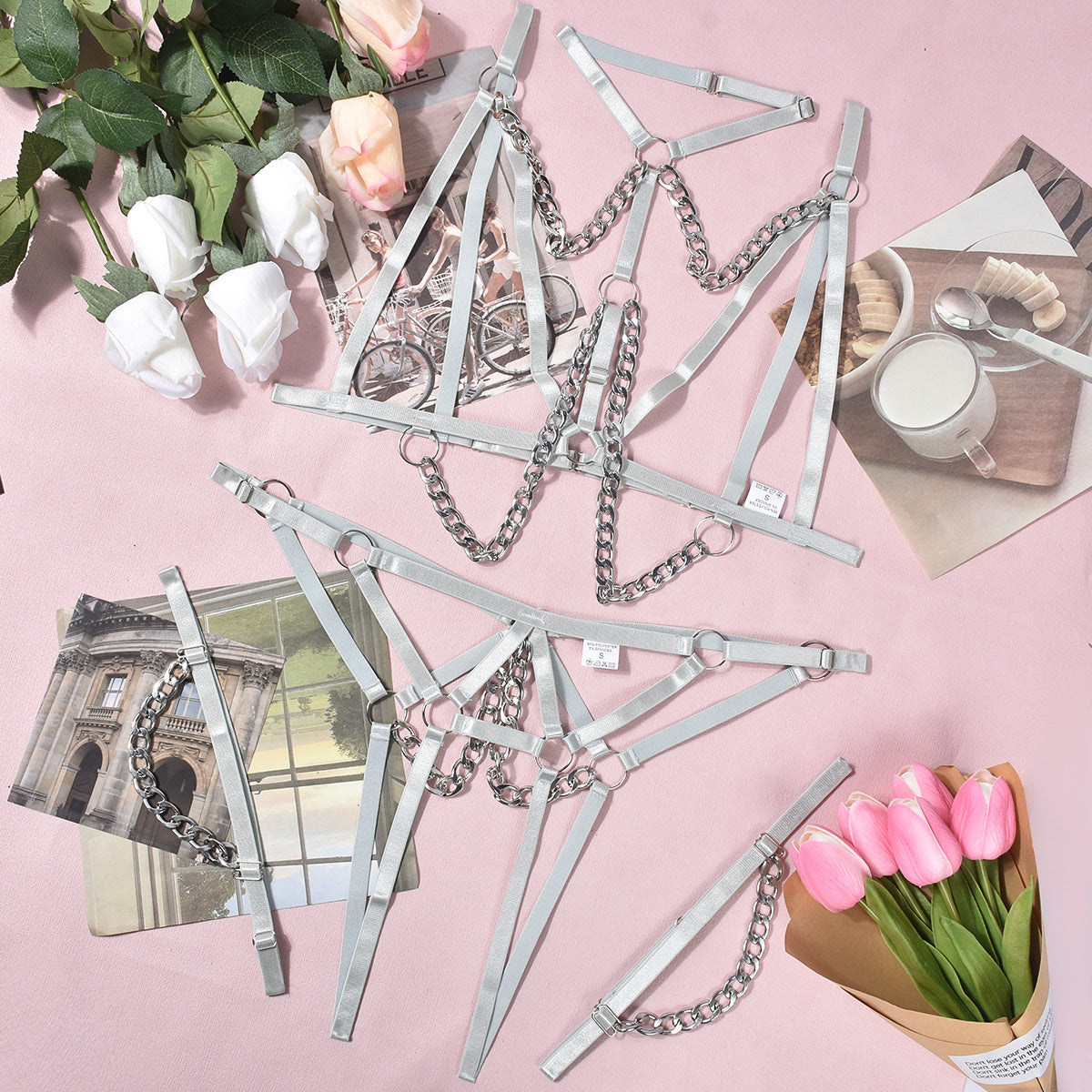 Metal Chain Sex Lingerie Set – product view 11