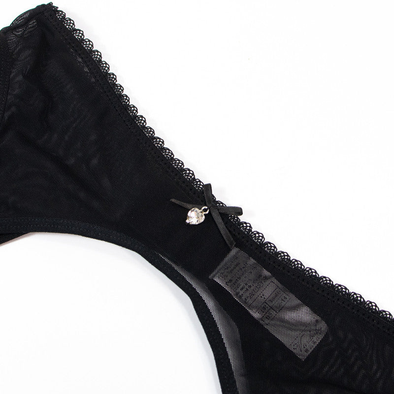 Transparent Mesh Ultra-Thin Women's Garter Belt – product view 14