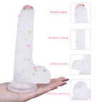 Jelly Color Silicone Dildo – product view 4