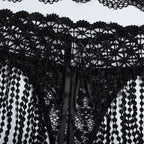 Sexy Underwear 5-piece Tassel Waist Lace Splicing With Glove – product view 10