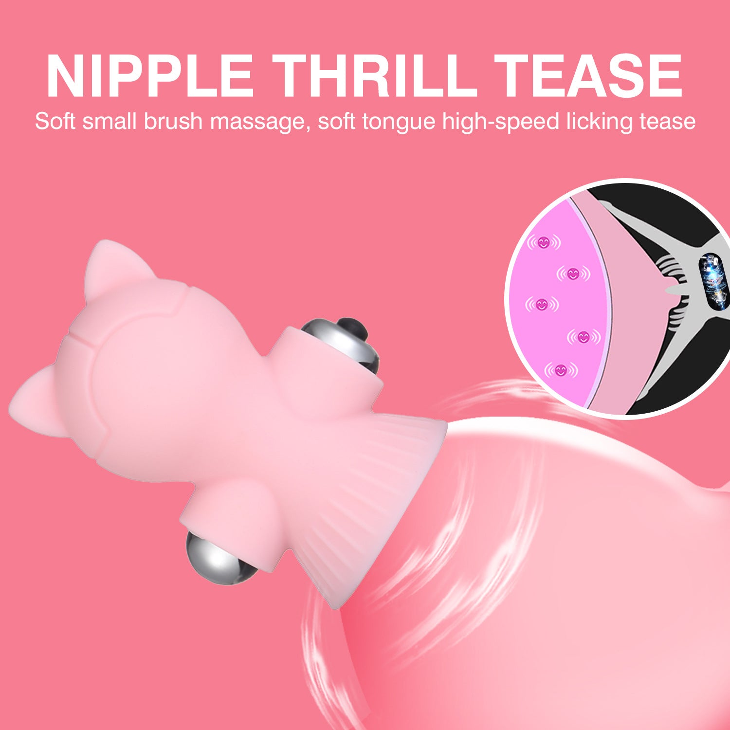 Suction Clip Tongue Licking Jump Eggs – product view 3
