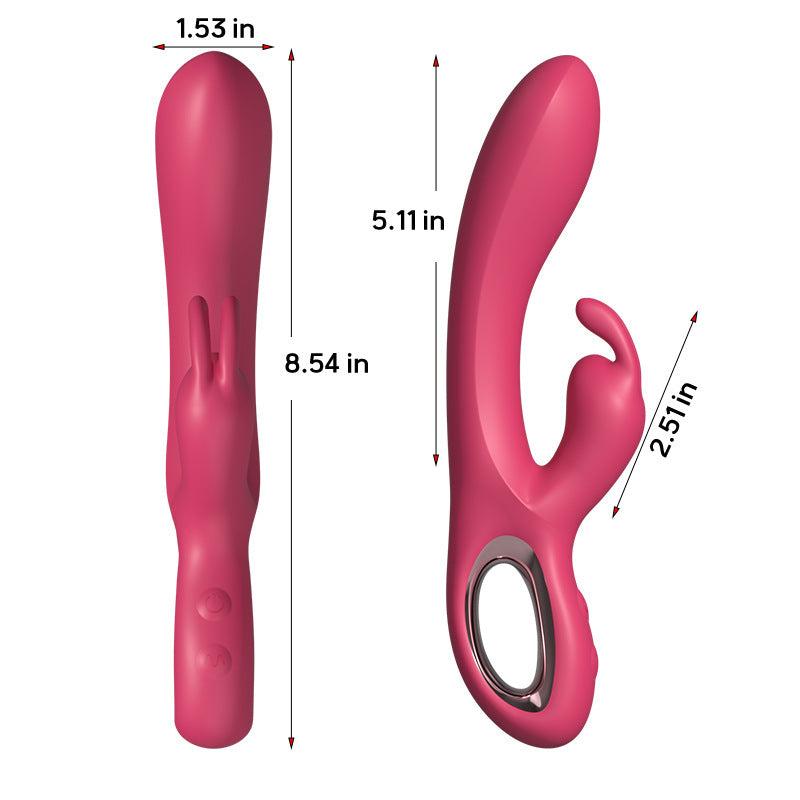 Rose Rabbit Silicone Vibrator - Stunning Clit Stimulation – product view 13