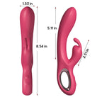 Rose Rabbit Silicone Vibrator - Stunning Clit Stimulation – product view 13