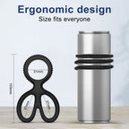 Silicone Scissors Lock Sperm Ring Double Penis Ring – product view 8