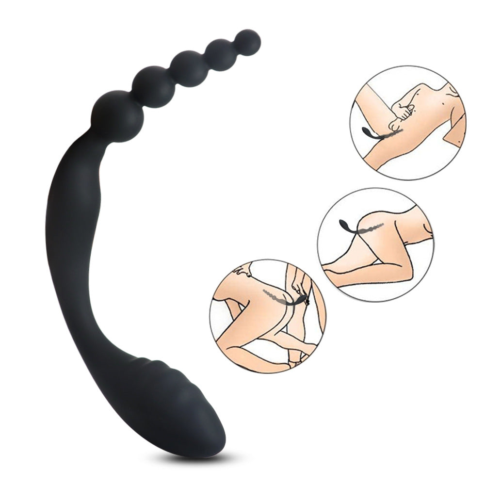 Silicone Bead Anal Plug For Both Ends – product view 2
