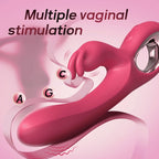 Rose Rabbit Silicone Vibrator - Stunning Clit Stimulation – product view 10