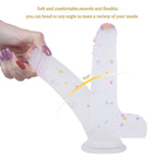 Jelly Color Silicone Dildo – product view 3