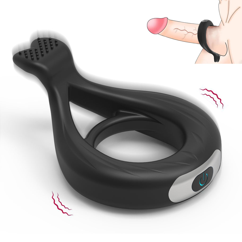 Thumb Design Remote Vibrating Cock Ring – product view 2