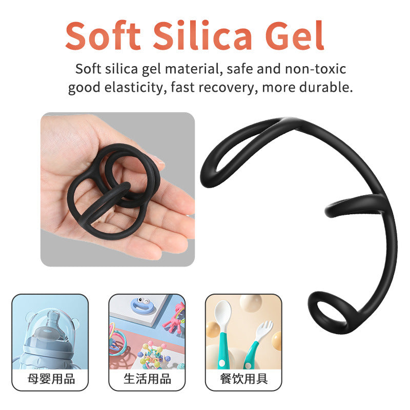 3 in 1 Cock Ring Erection Enhancing Stamina Prolonging – product view 6