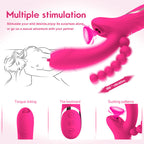 Double-Headed Vibrator Sucking Ball Stick – product view 2