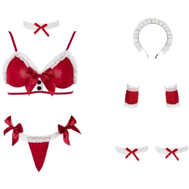 Sexy Lingerie Red Sexy Christmas Suit – product view 3