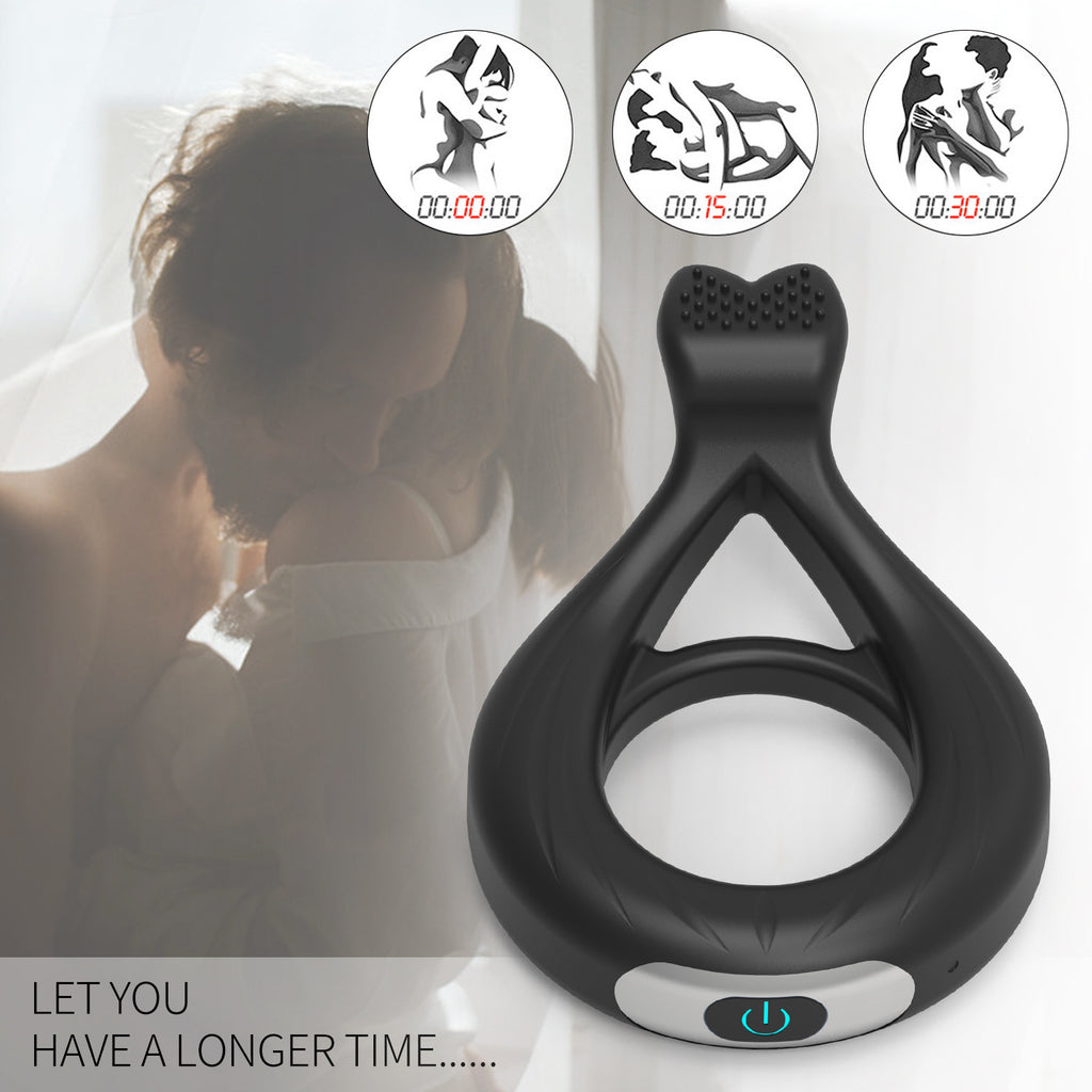 Thumb Design Remote Vibrating Cock Ring – product view 3