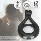 Thumb Design Remote Vibrating Cock Ring – product view 3