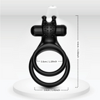 Silicone Penis Ring With Vibrator for Erection – product view 4