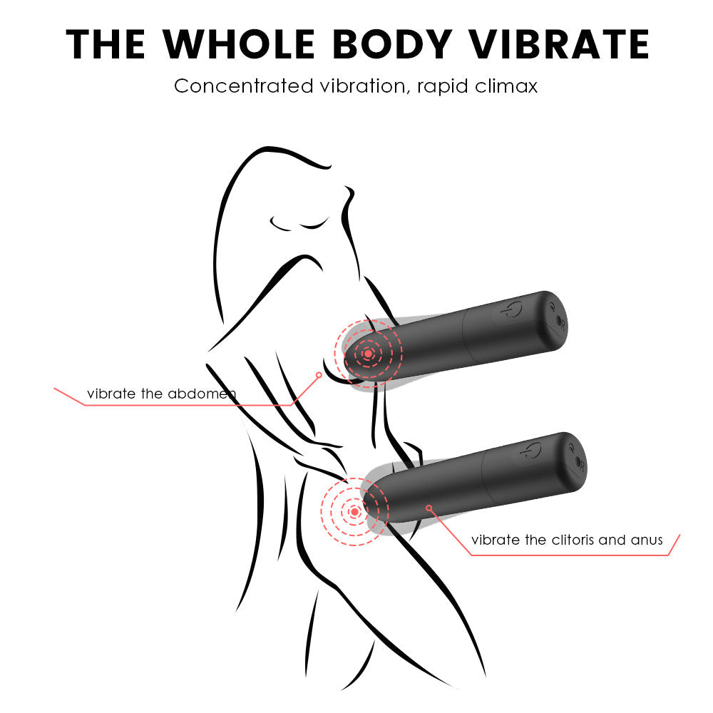 Female Masturbator Rechargeable Bullet Mini Vibrator – product view 3