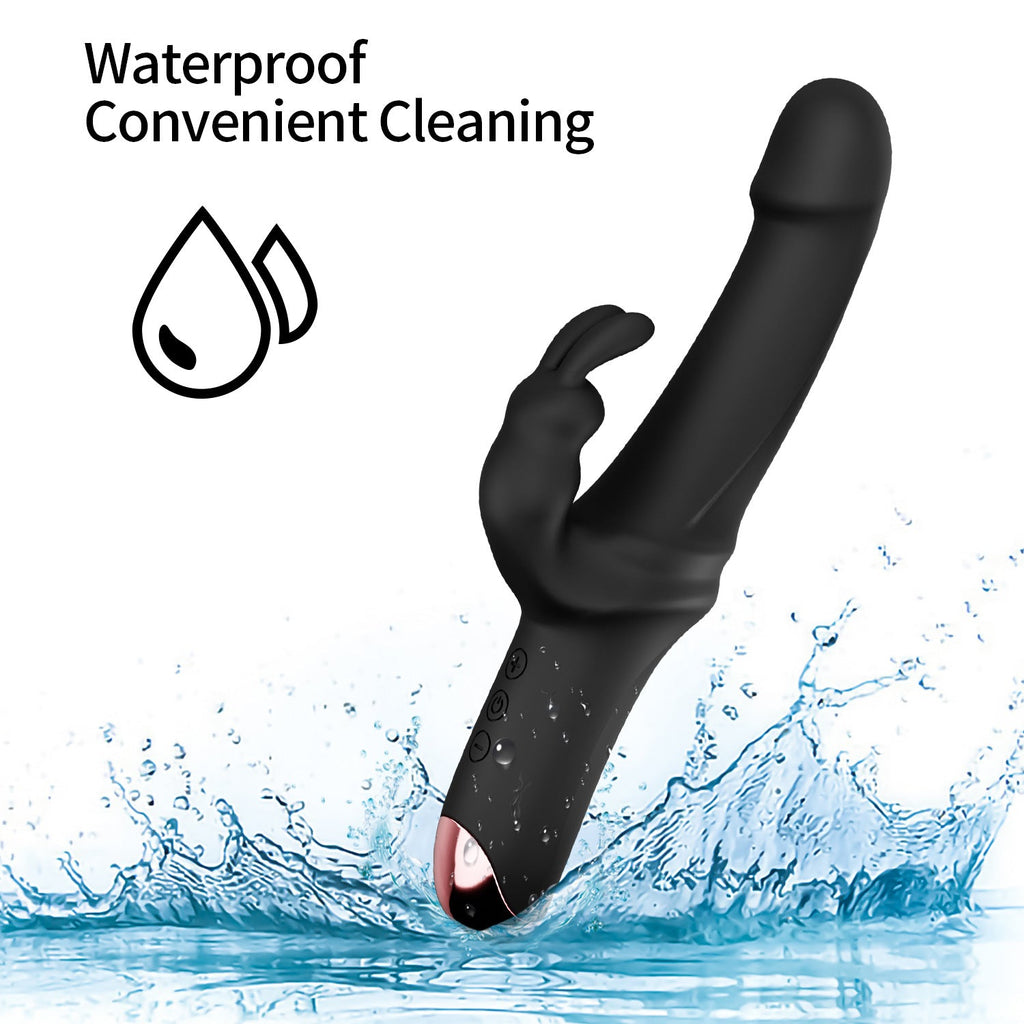 10 Modes Rabbit Vibrating Dildo Slapping Vibration – product view 7
