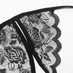 Uxol Women's Sexy Lace Sheer Panties Bra Panty Set - Combo of 2 – product view 3