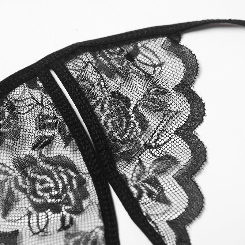 Uxol Women's Sexy Lace Sheer Panties Bra Panty Set - Combo of 2 – product view 3
