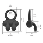 Vibrating Cock Ring with Bunny Ears – product view 7