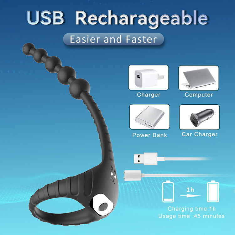 3 in 1 Penis Ring 10 Vibration Frequency Remote Control – product view 4