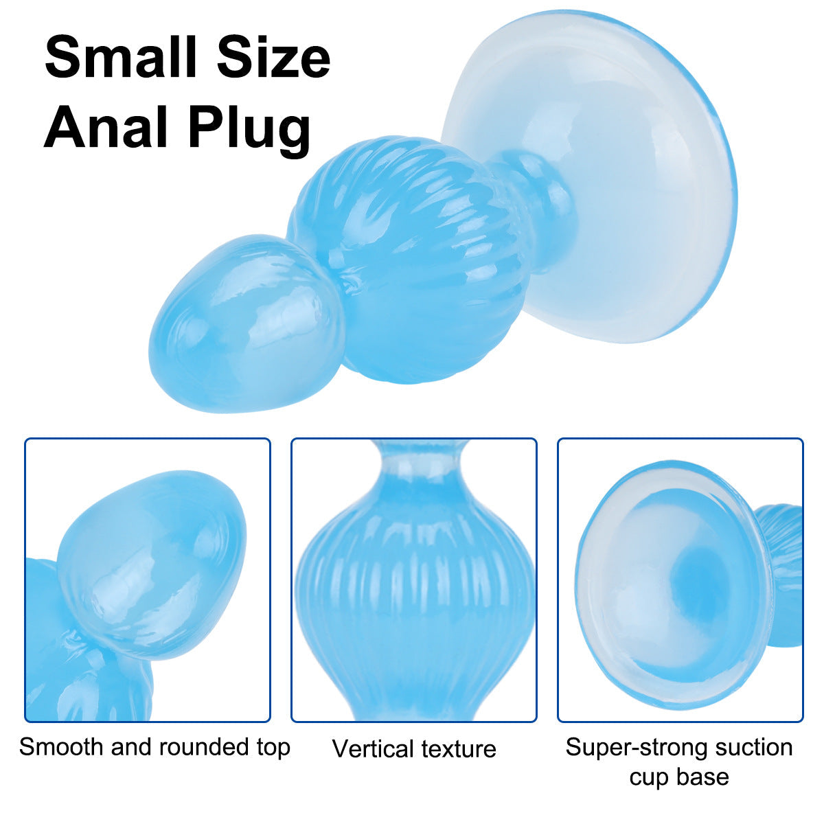 Anal Plug Silicone Anal Stimulation Pull Beads – product view 2