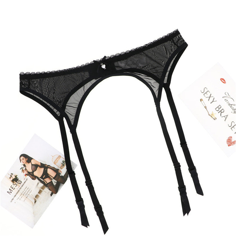 Transparent Mesh Ultra-Thin Women's Garter Belt – product view 17