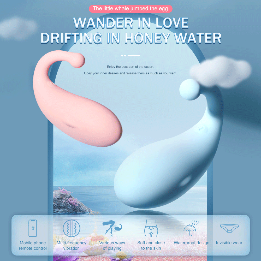 Long-Distance Remote Control Vibrating Egg Female Masturbator – product view 2