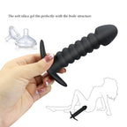 10-frequency Thread Vibrating Anal Plug Masturbator – product view 2