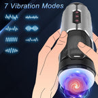 【One-Click Climax】Automatic Male Stroker with Ring with 7 Thrusting & Vibration Modes for Stimulation Electric Pocket Pussy Male Stroker Toy, Adult Male Sex Toys for Men – product view 3