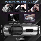 【One-Click Climax】Automatic Male Stroker with Ring with 7 Thrusting & Vibration Modes for Stimulation Electric Pocket Pussy Male Stroker Toy, Adult Male Sex Toys for Men – product view 8