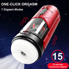 【One-Click Climax】Automatic Male Stroker with Ring with 7 Thrusting & Vibration Modes for Stimulation Electric Pocket Pussy Male Stroker Toy, Adult Male Sex Toys for Men – product view 14