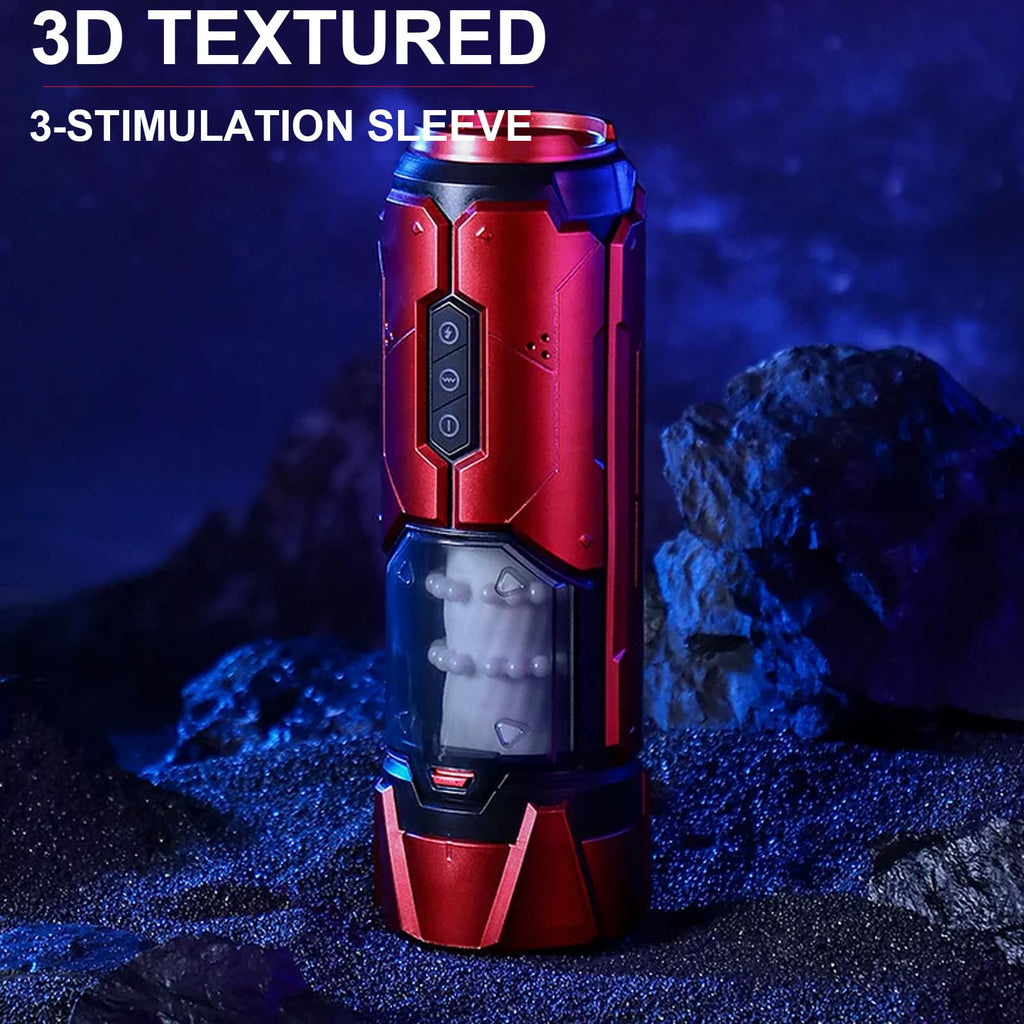 【One-Click Climax】Automatic Male Stroker with Ring with 7 Thrusting & Vibration Modes for Stimulation Electric Pocket Pussy Male Stroker Toy, Adult Male Sex Toys for Men – product view 16
